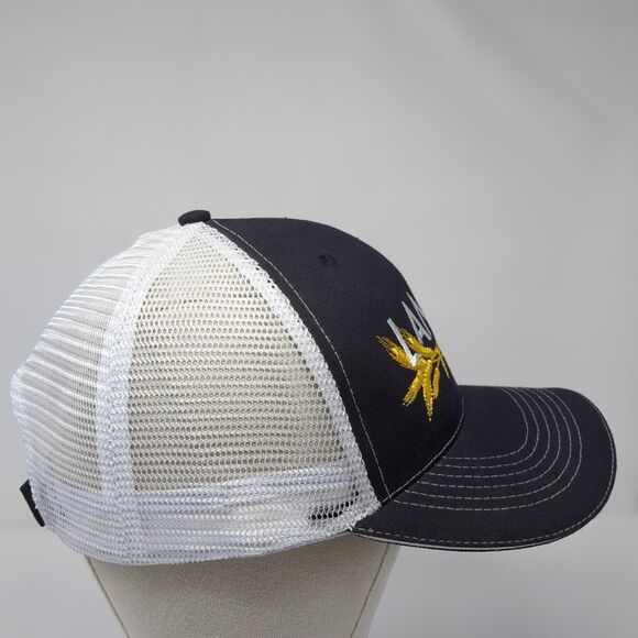 Lansing Trade Group Idaho Strapback Trucker Hat Black One Size Mesh Back - Picture 4 of 8
